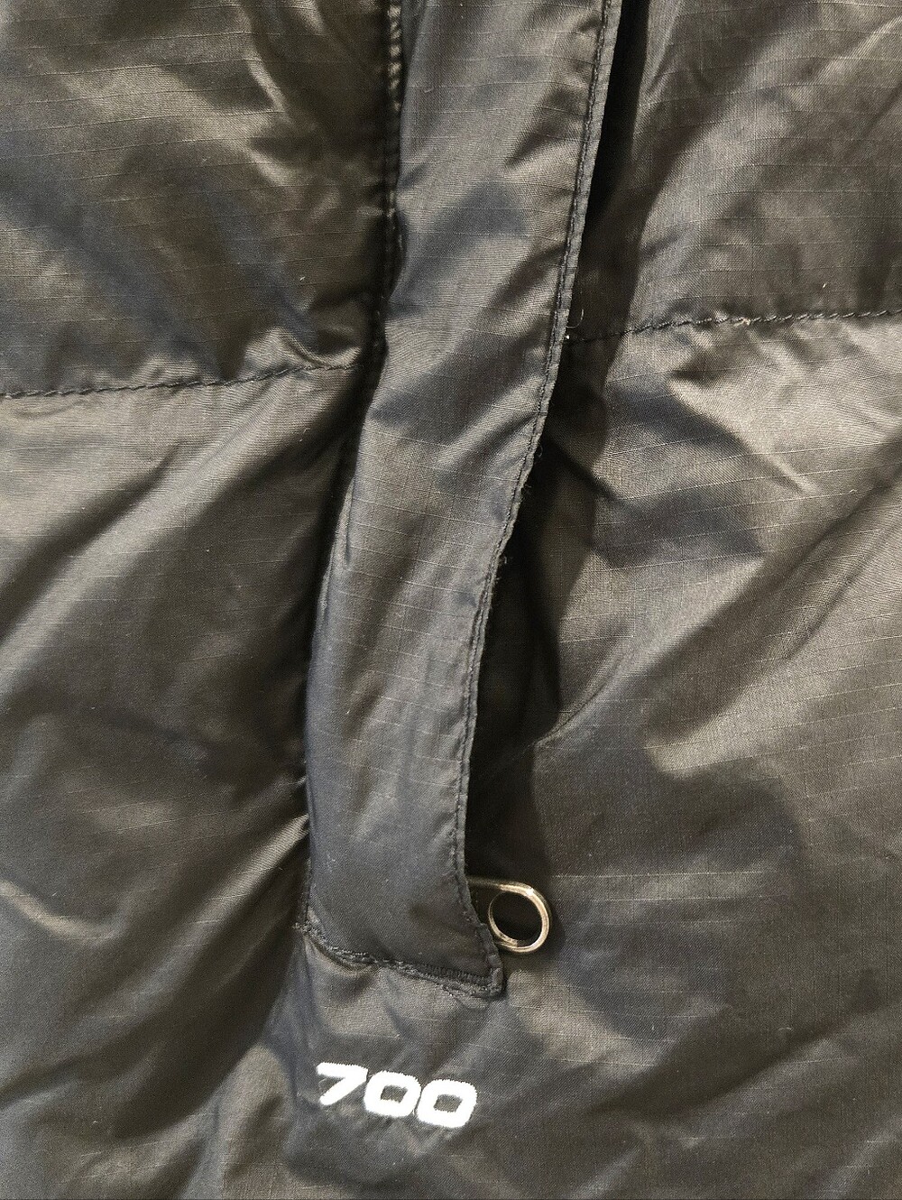 North Face Retro Nuptse Black Puffer Vest - Picture 8 of 14